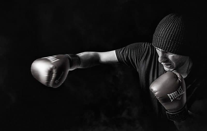 Man Shadow Boxing